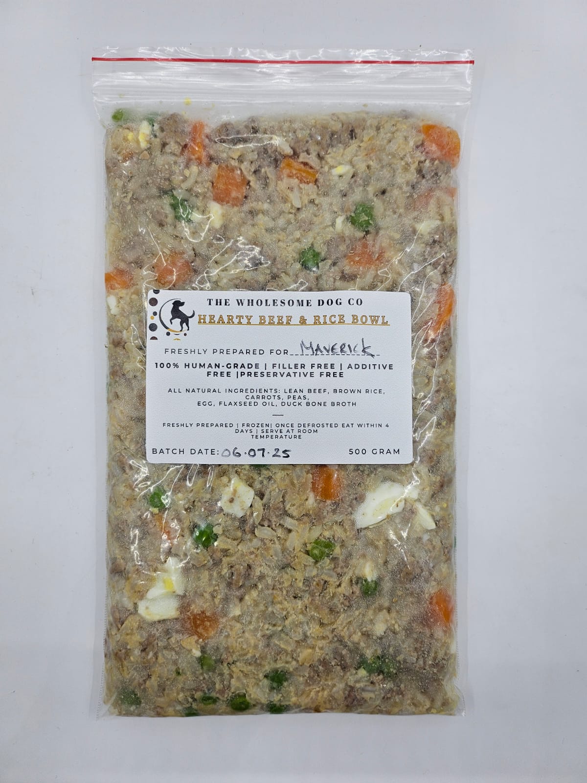 Hearty Beef, Pear & Rice Meal - FROZEN