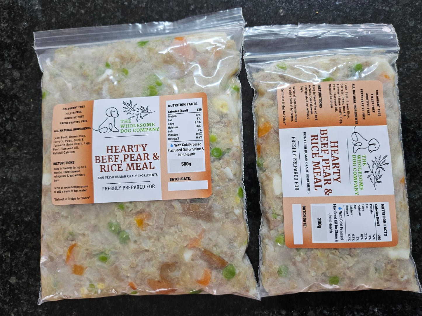 Hearty Beef, Pear & Rice Meal - FROZEN
