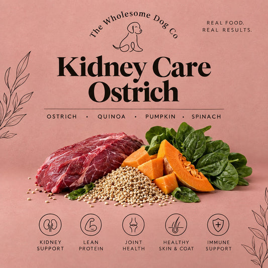 Kidney Care Bowl - Ostrich - FROZEN