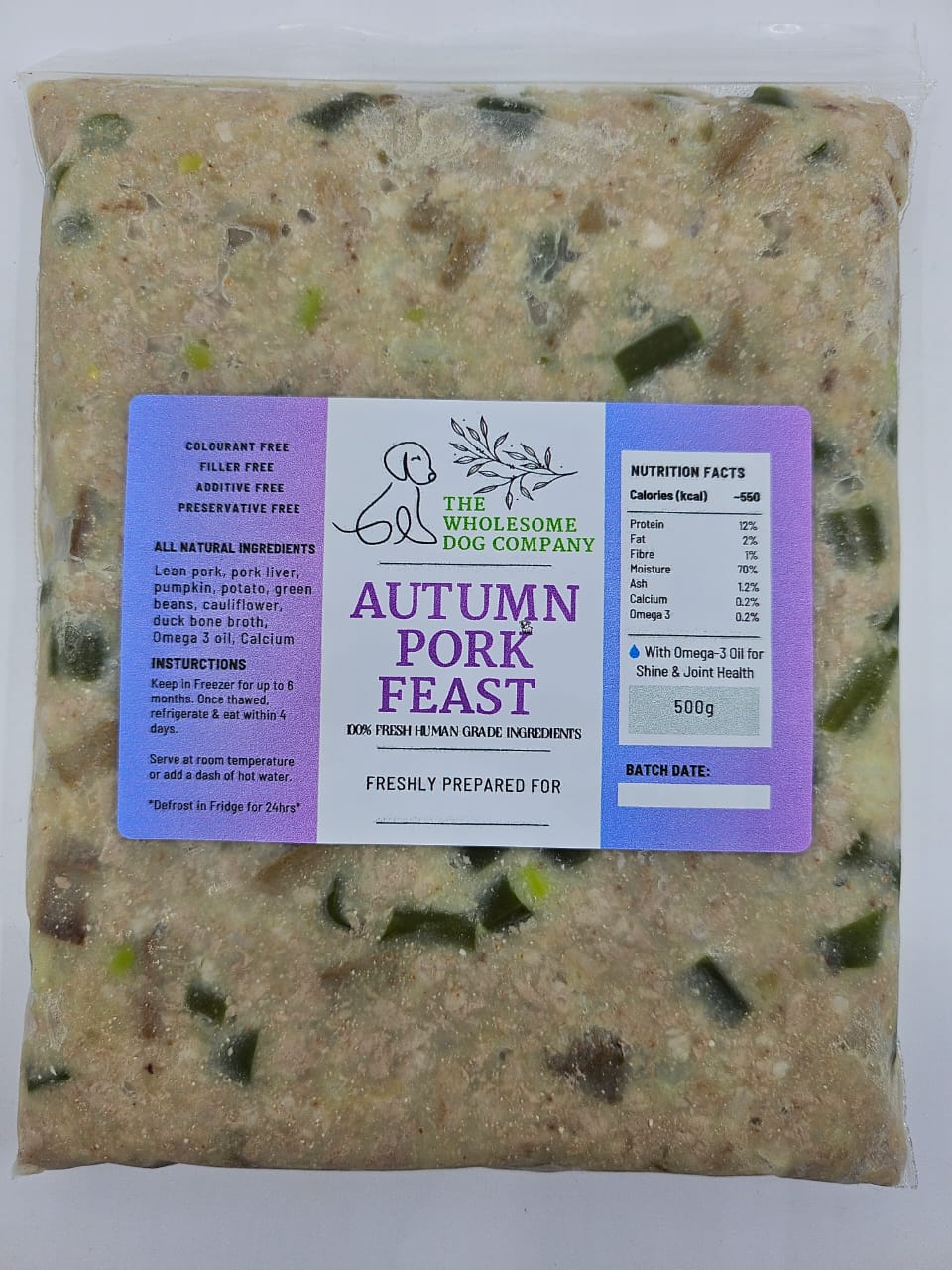 Autumn Pork Feast - FROZEN