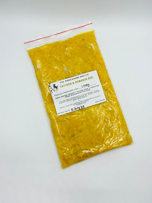 Chicken & Pumpkin Pot (500gr) FROZEN