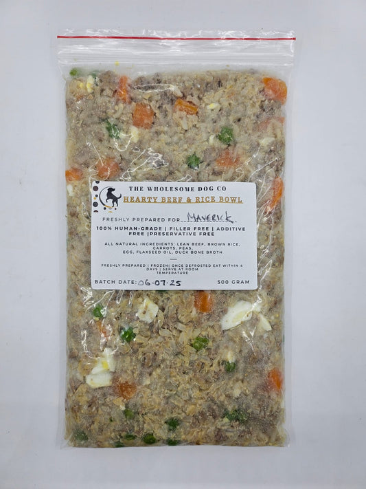 Hearty Beef & Rice Bowl (500gr) FROZEN
