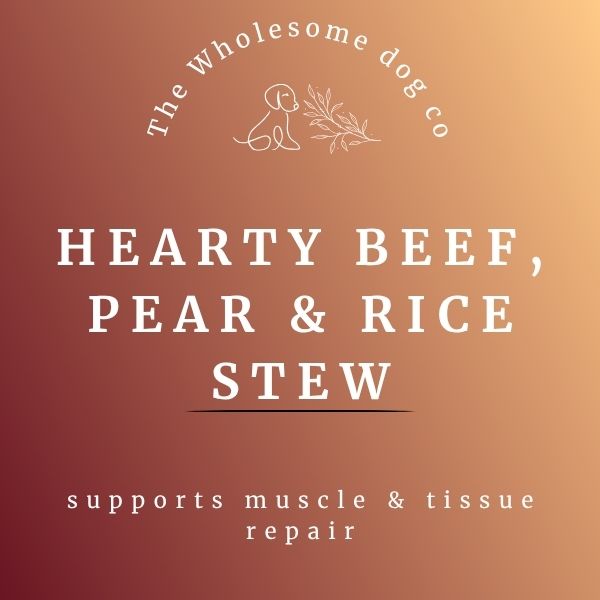 Hearty Beef, Pear & Rice Meal - FROZEN